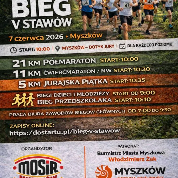 47. Międzynarodowy Bieg V Stawów odbędzie się 7 czerwca 2026