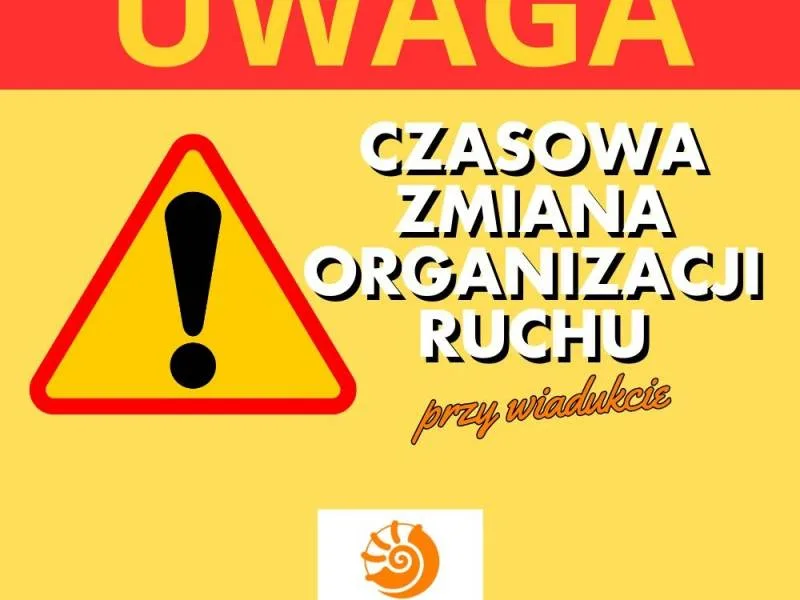 Tymczasowe zmiany w organizacji ruchu przy wiadukcie