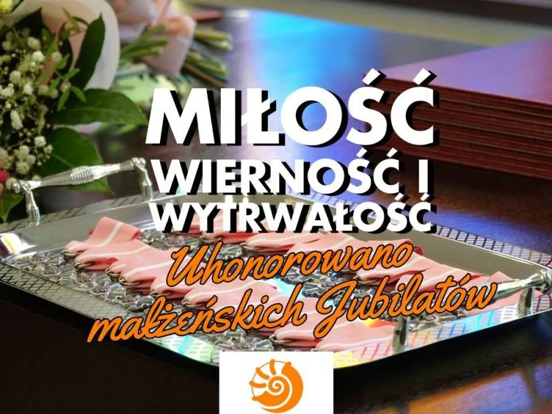 Uroczystość uhonorowania jubilatów małżeńskich w Myszkowie
