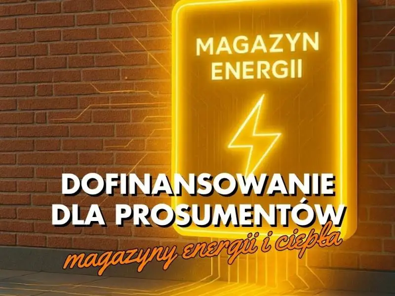 Dofinansowanie dla prosumentów na magazyny energii i ciepła