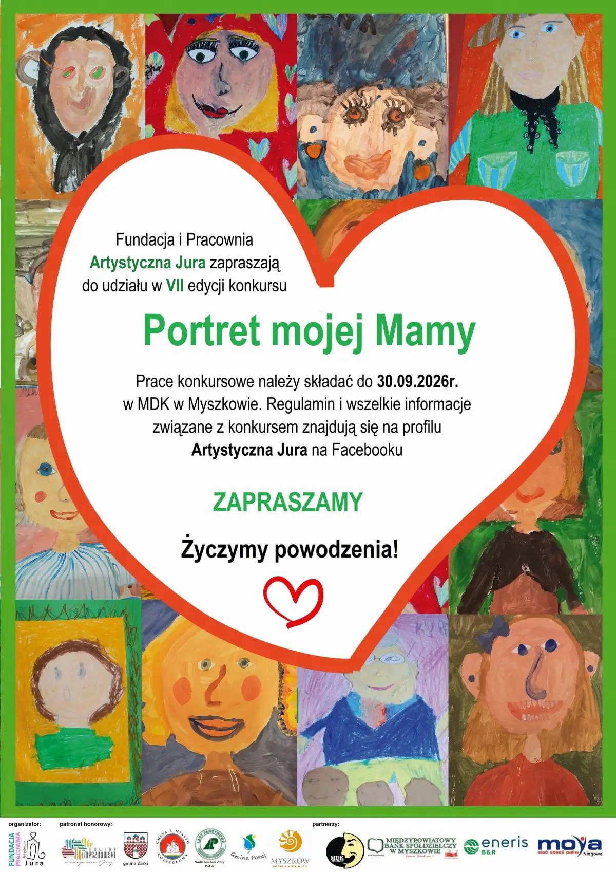 REGULAMIN I KARTA ZGŁOSZENIA KONKURSU "PORTRET MOJEJ MAMY"
