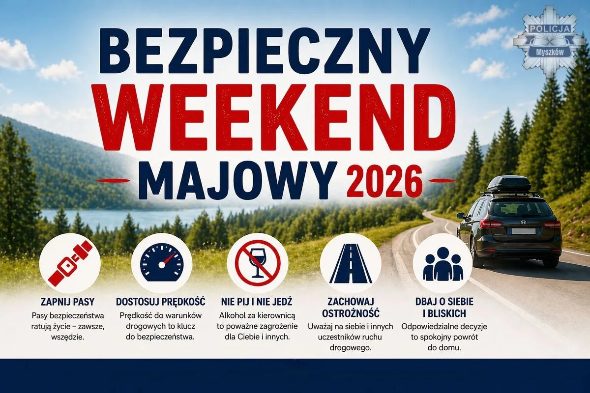 Zasady bezpieczeństwa na weekend majowy