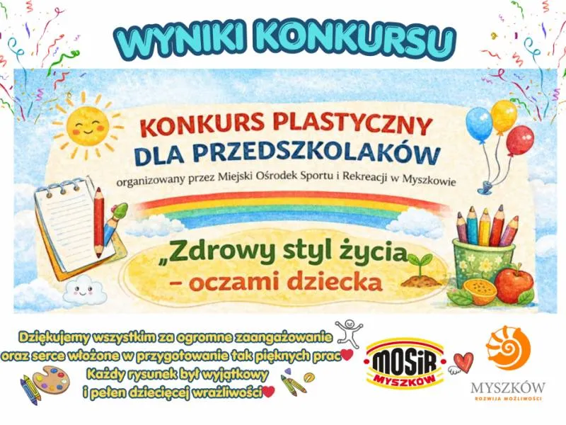 Rozstrzygniecie konkursu plastycznego dla przedszkolaków