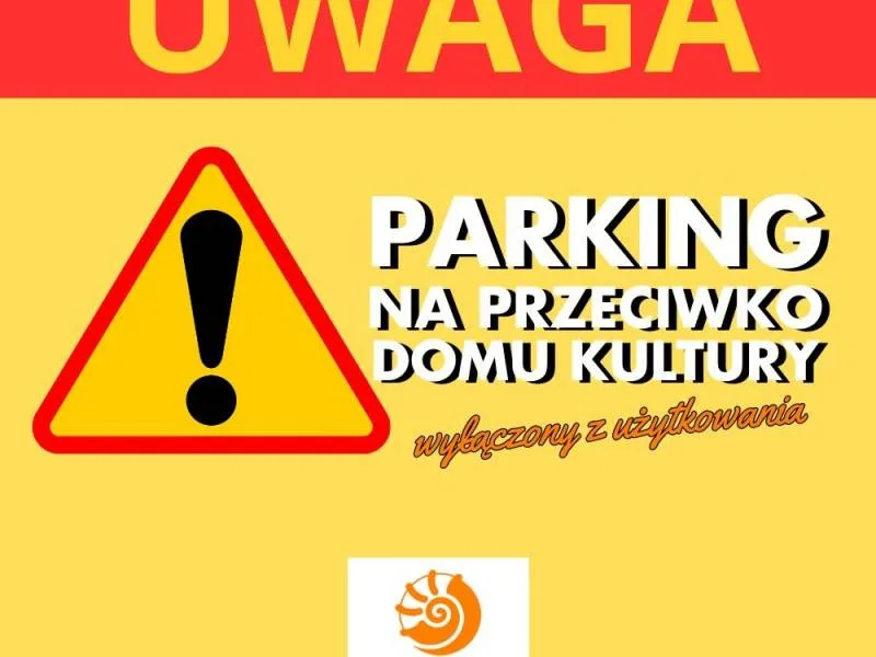 Parking przy MDK nieczynny