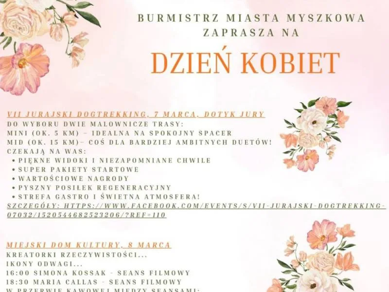 Dzień Kobiet w Myszkowie - wydarzenia i atrakcje