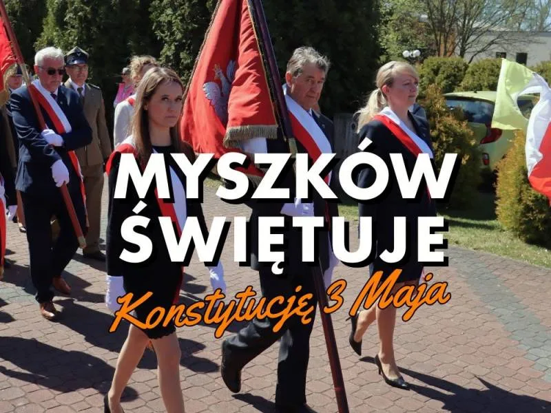 Obchody 235. rocznicy Konstytucji 3 Maja w Myszkowie