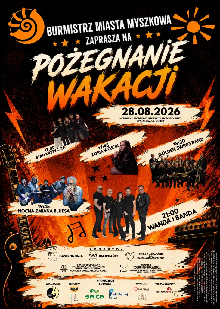 Pożegnanie Wakacji 2026 w Myszkowie