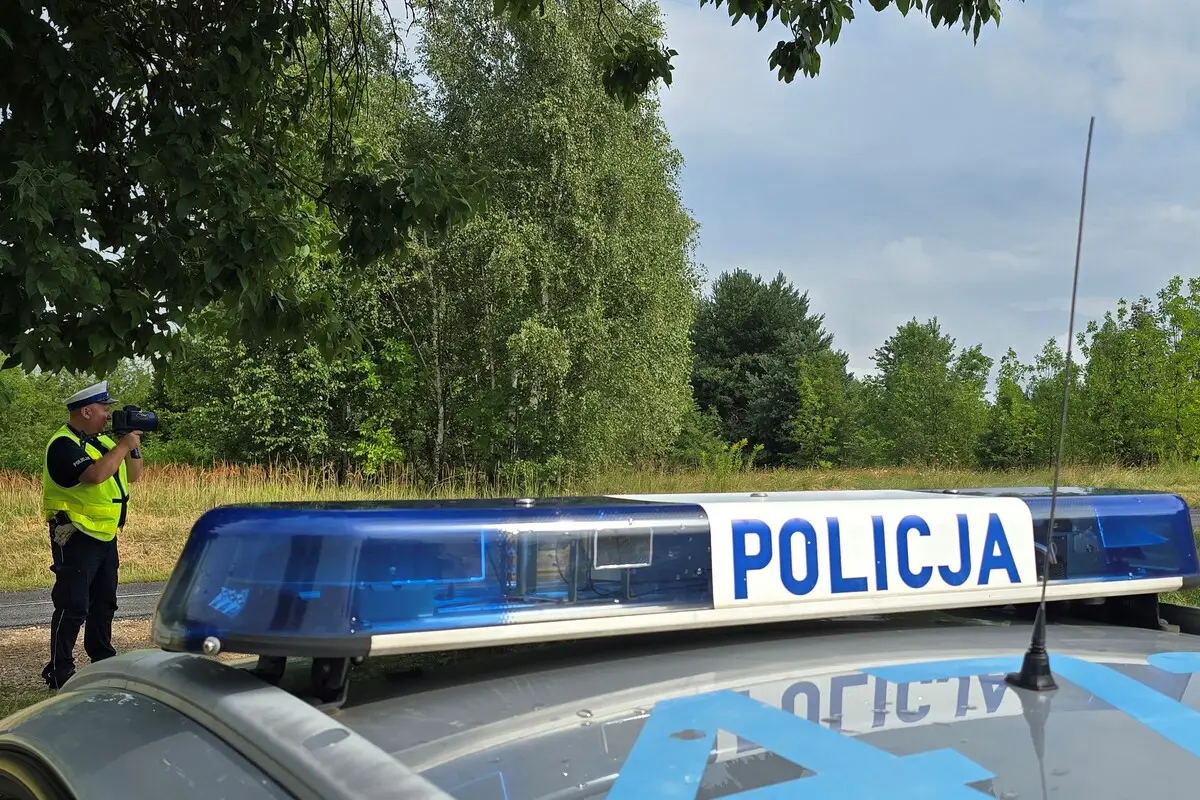 Raport z działań ogólnopolskiej akcji 'Prędkość' w Myszkowie