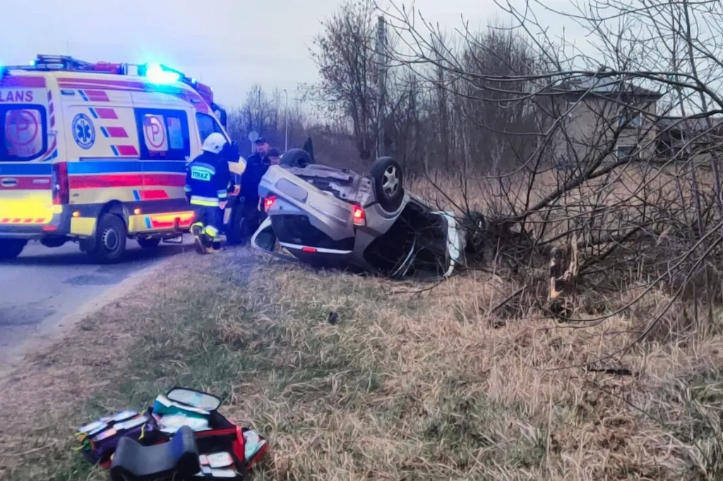 Poważny wypadek drogowy w Mrzygłodzie