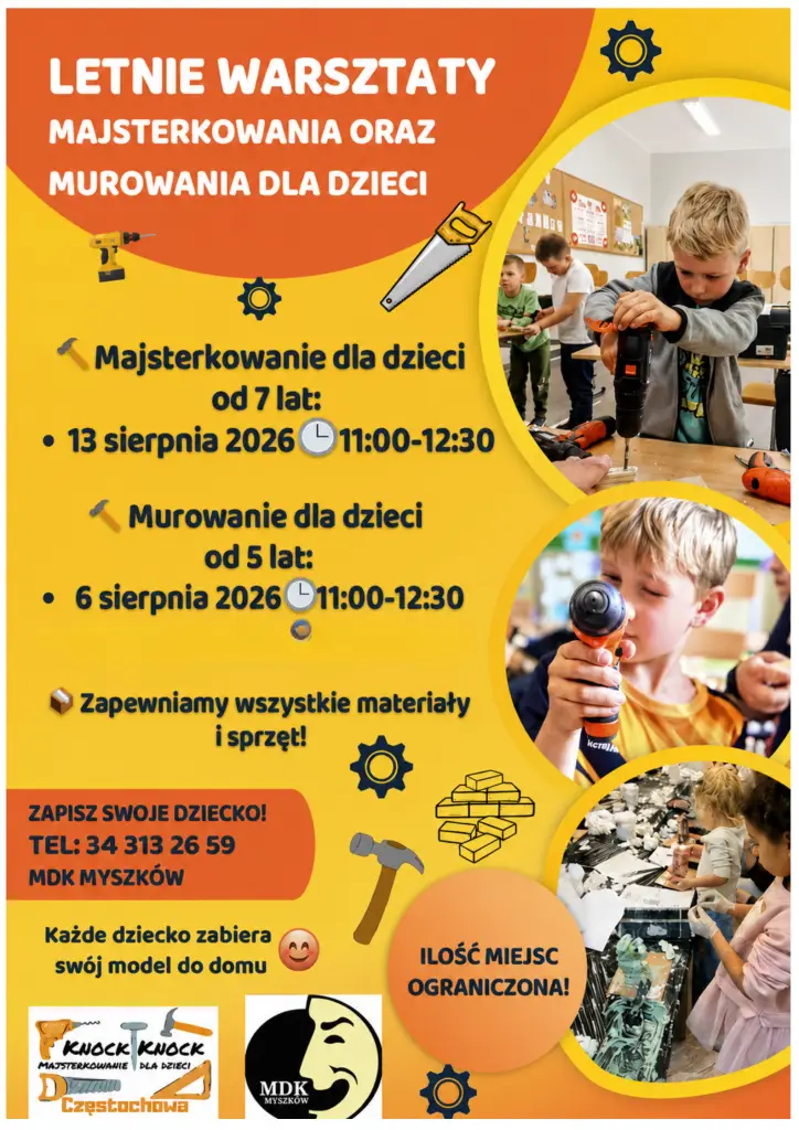 Bezpłatne letnie warsztaty