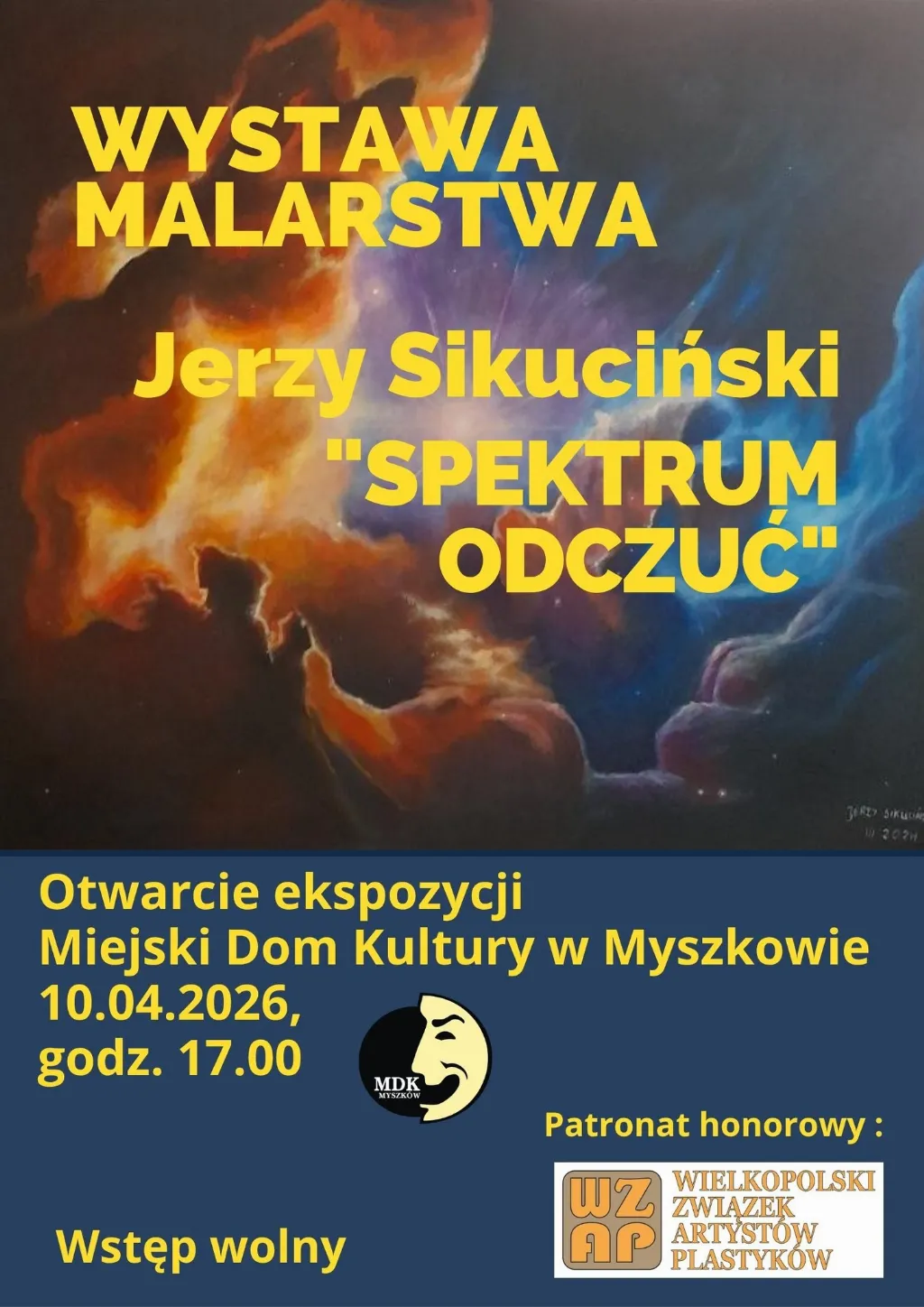 Wernisaż wystawy malarskiej Jerzego Sikucińskiego "Spektrum odczuć"